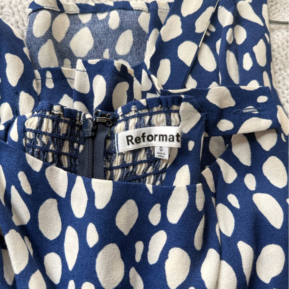 Reformation Patterned Mini Dress - image 4